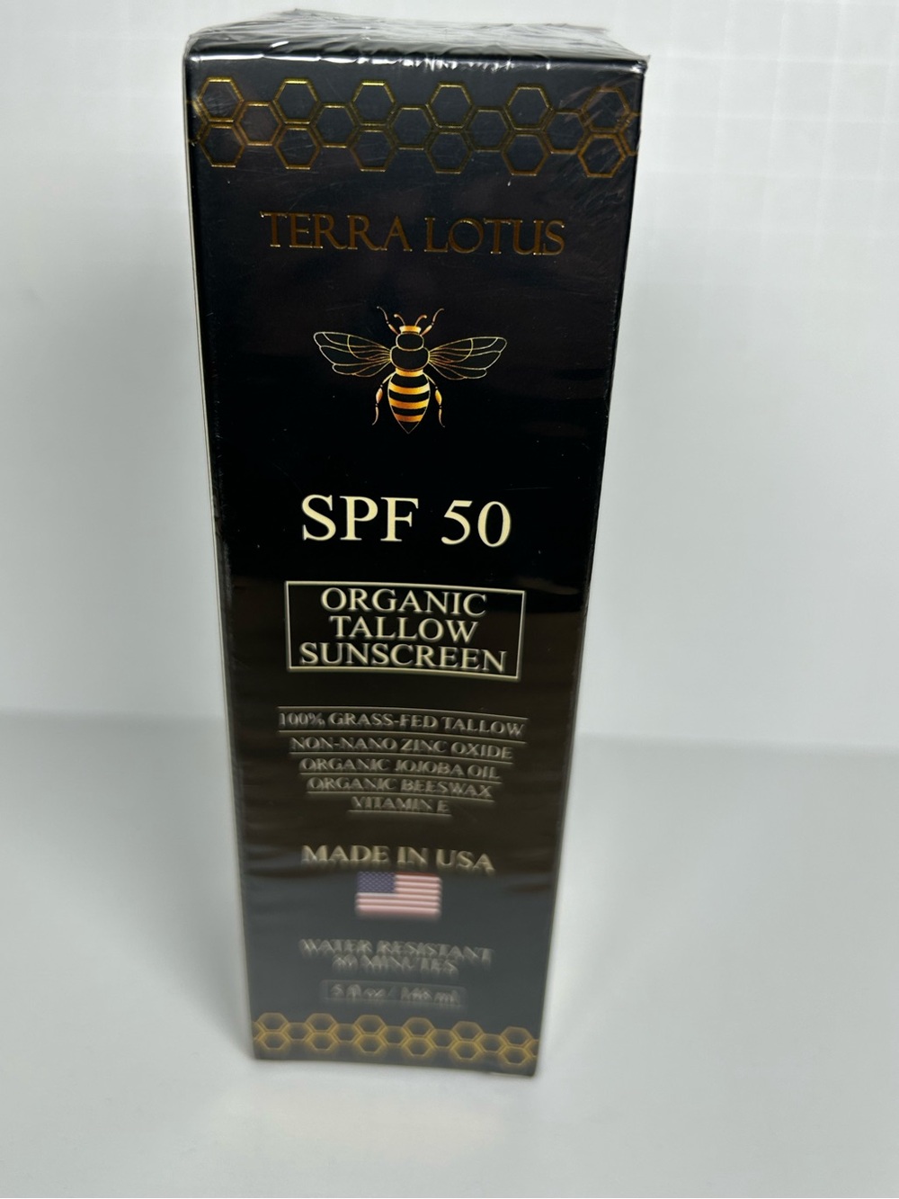 Terra Lotus SPF 50 Organic Tallow Sunscreen 5.0oz 148ml New Factory Sealed USA - Picture 6 of 8